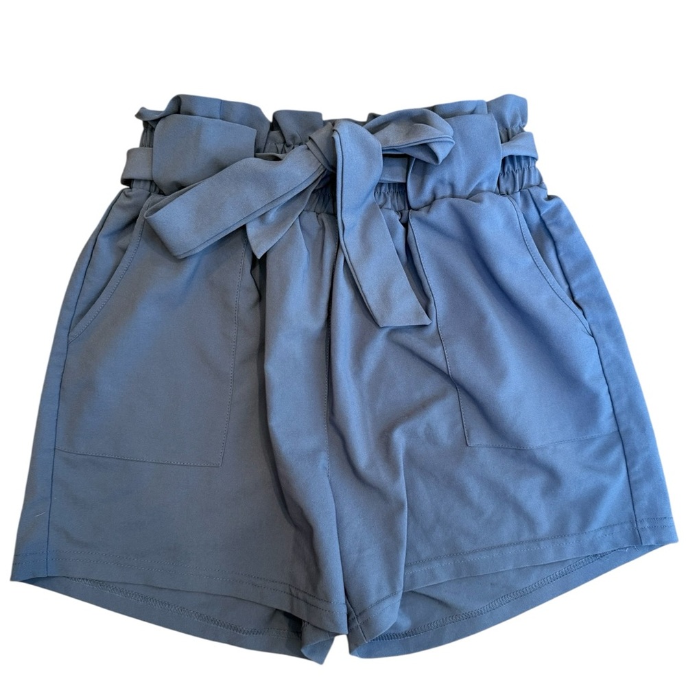 Grace Karin Paperbag Waist Shorts Medium High Rise Tie Waist Summer Resort
